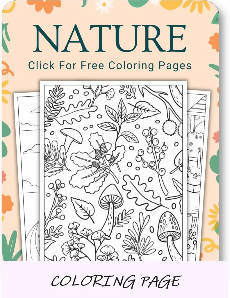 Dibujos para colorear de la naturaleza para adultos