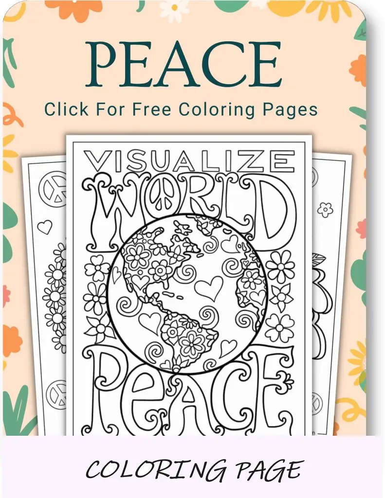 Dibujos para colorear de paz para adultos