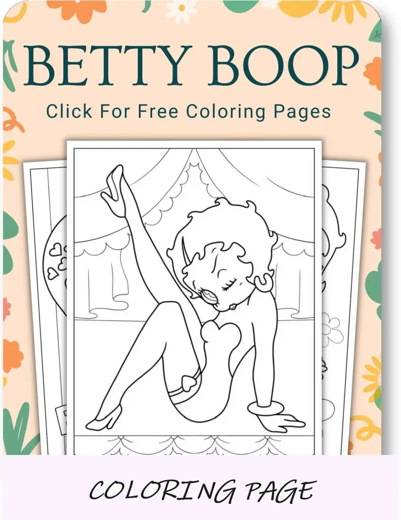 Dibujos Para Colorear De Betty Boop Para Adultos