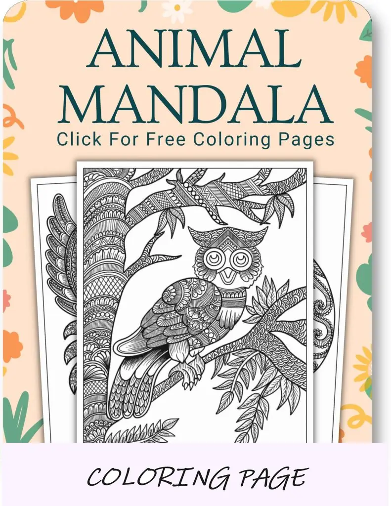 Mandalas De Animales Para Colorear Para Adultos