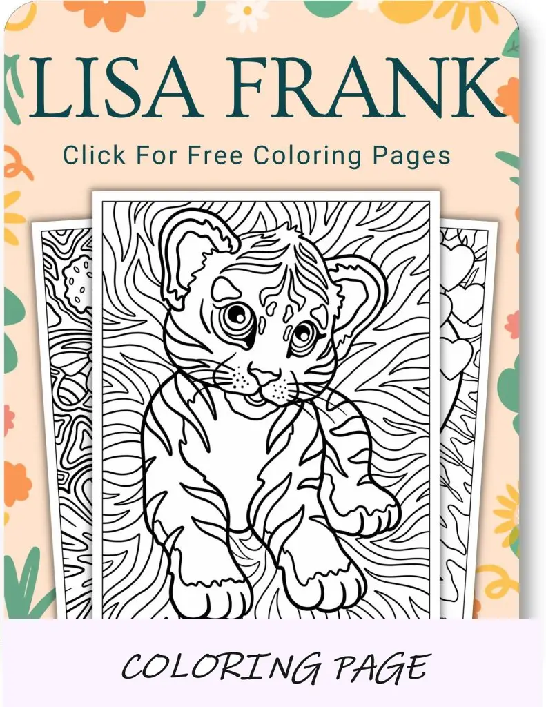 Dibujos para colorear de Lisa Frank para adultos