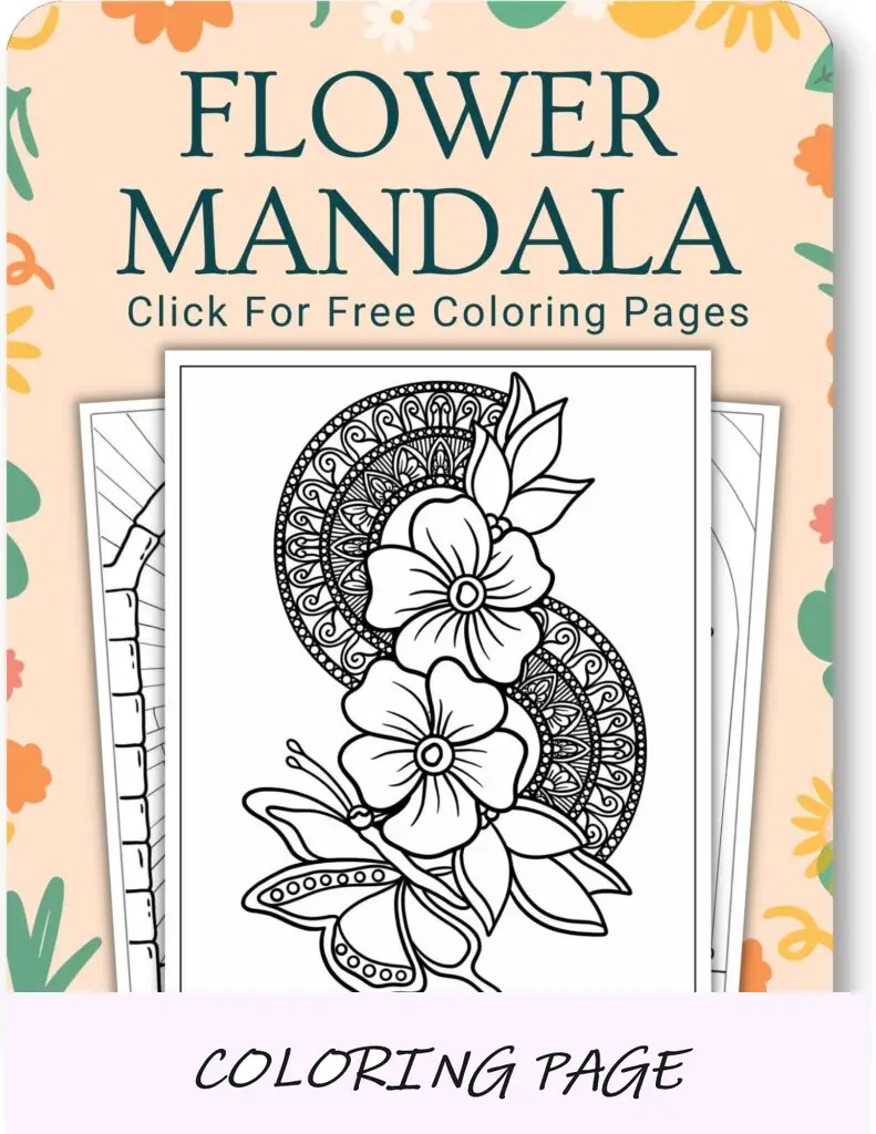 Mandalas De Flores Para Colorear Para Adultos