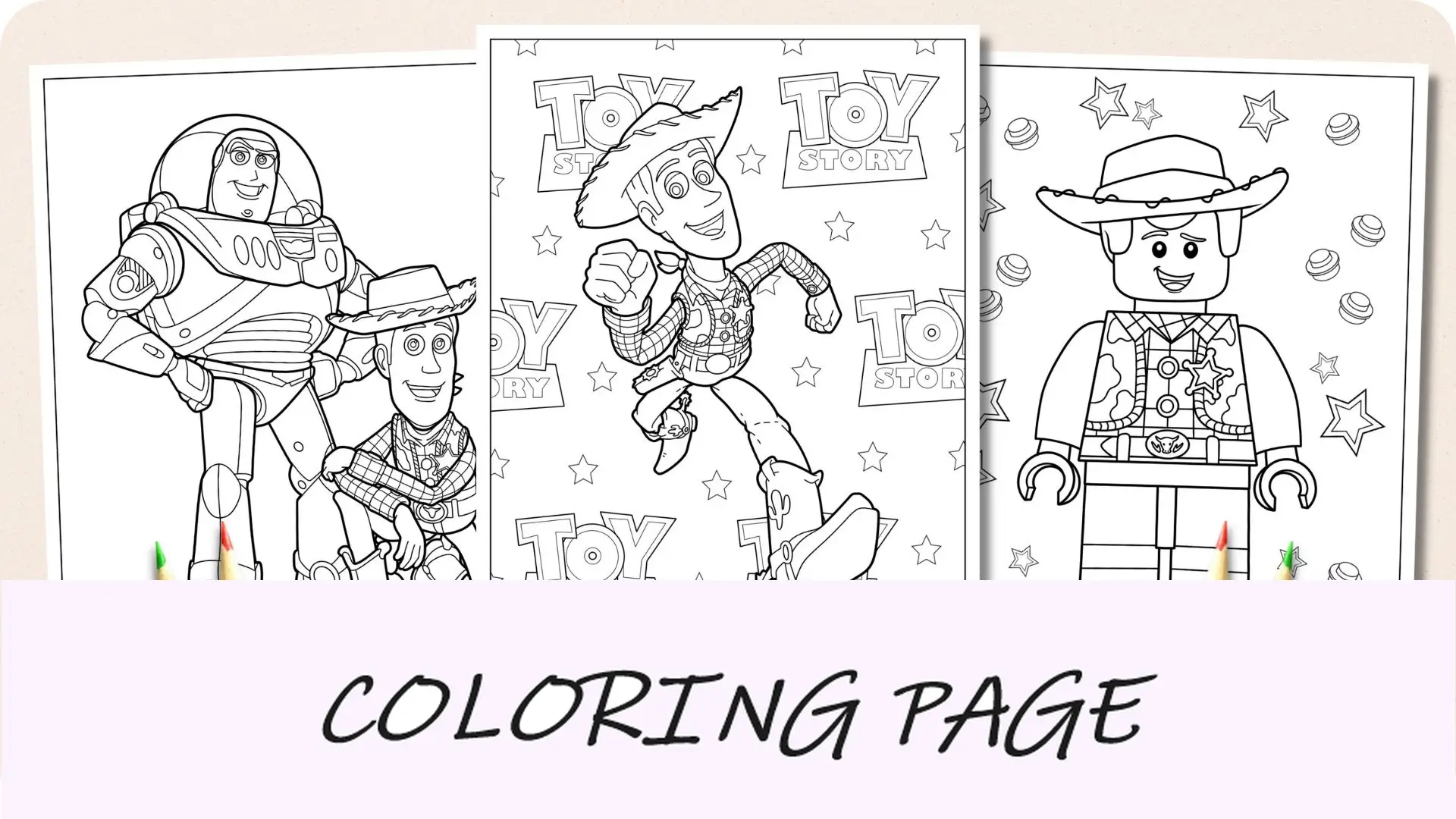 Disegni da colorare di Woody