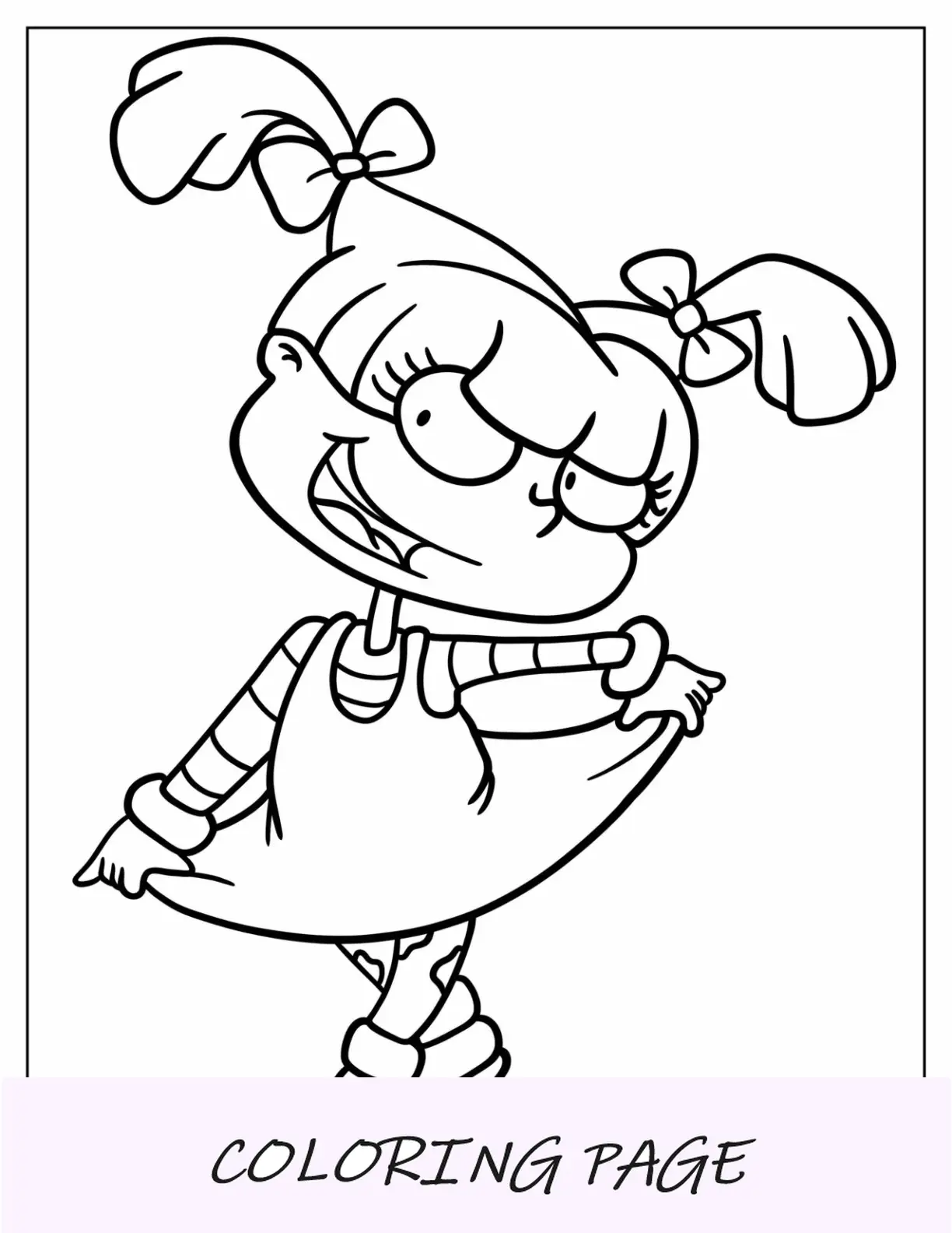 Dibujos para colorear de Rugrats de Angelica Pickles