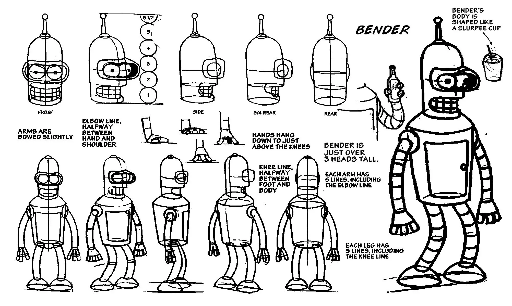 Páginas para colorear de Futurama