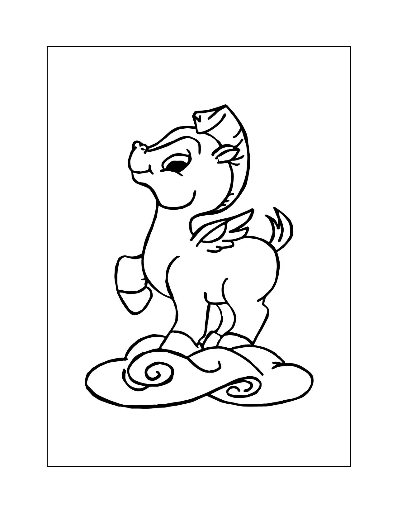 Páginas para colorir PEGASUS