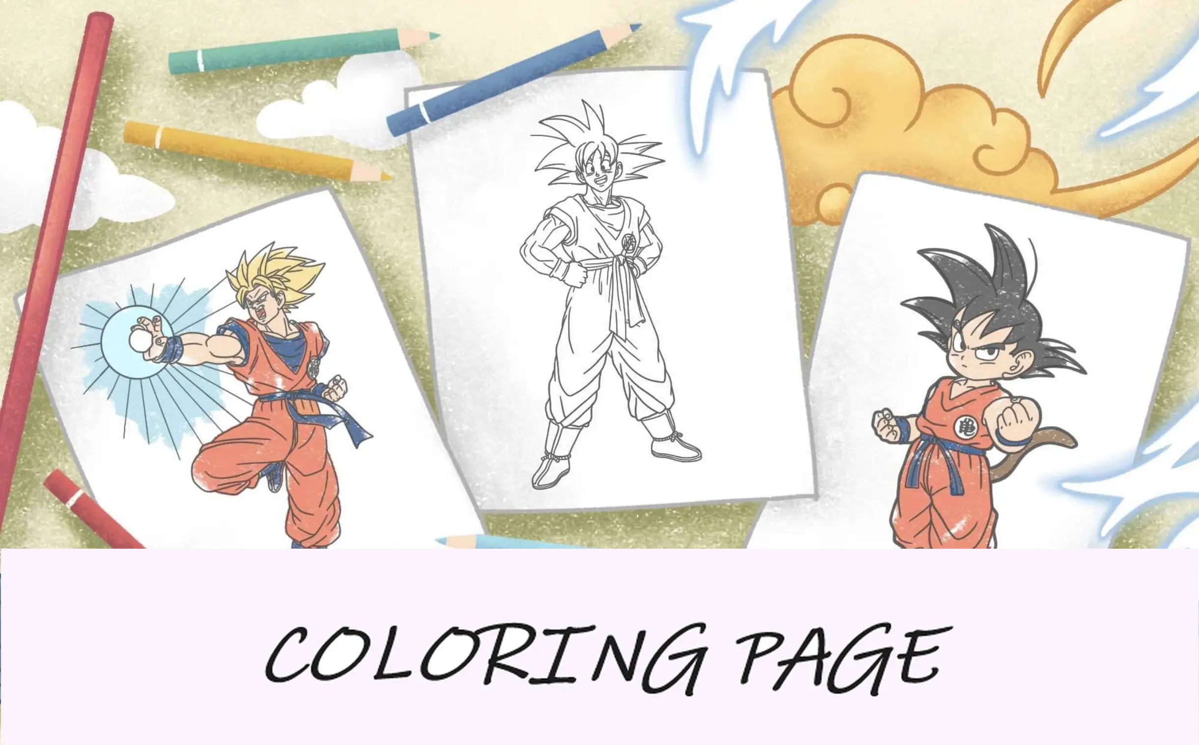 Disegni da colorare di Goku