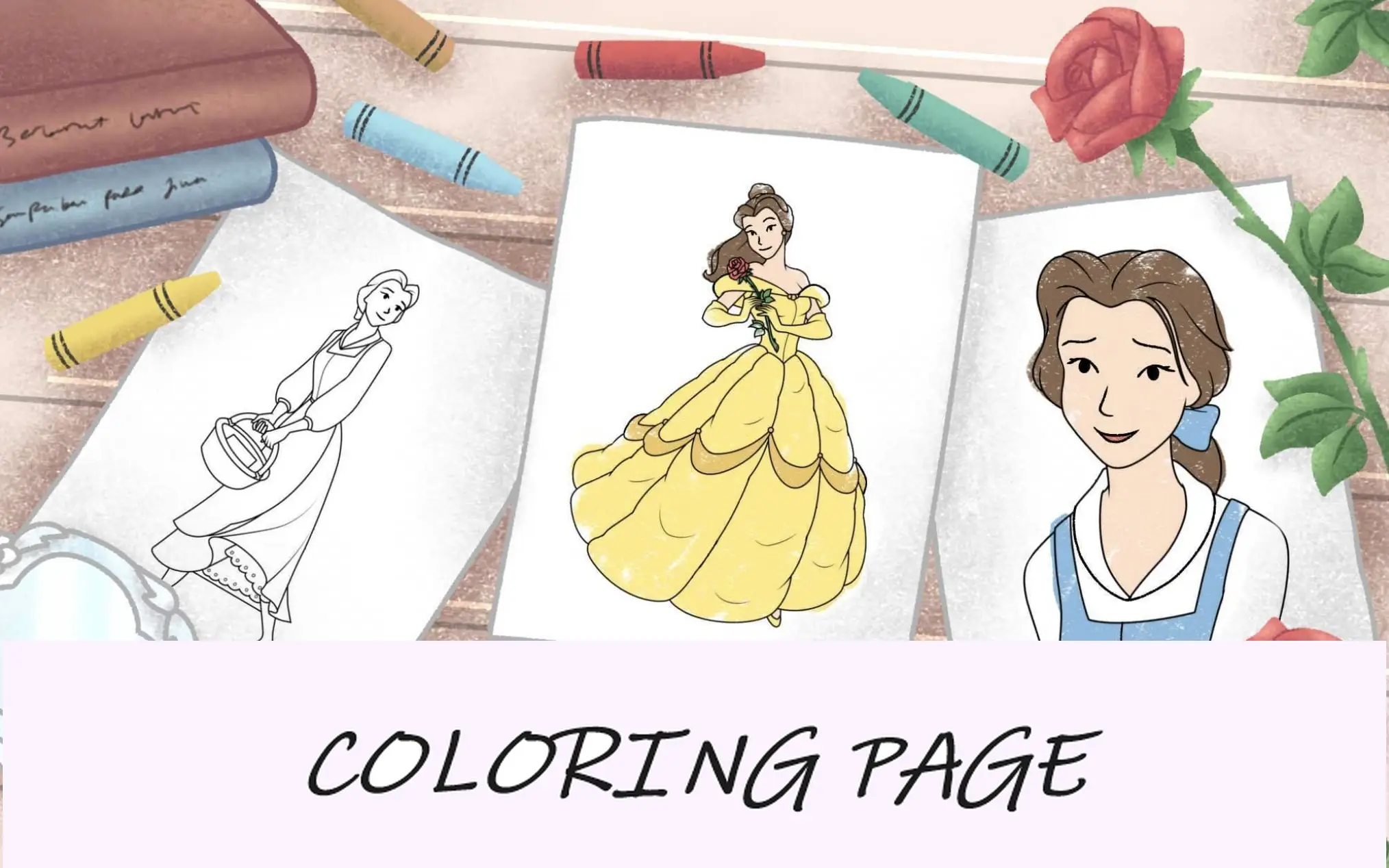 Dibujos para colorear de Bella