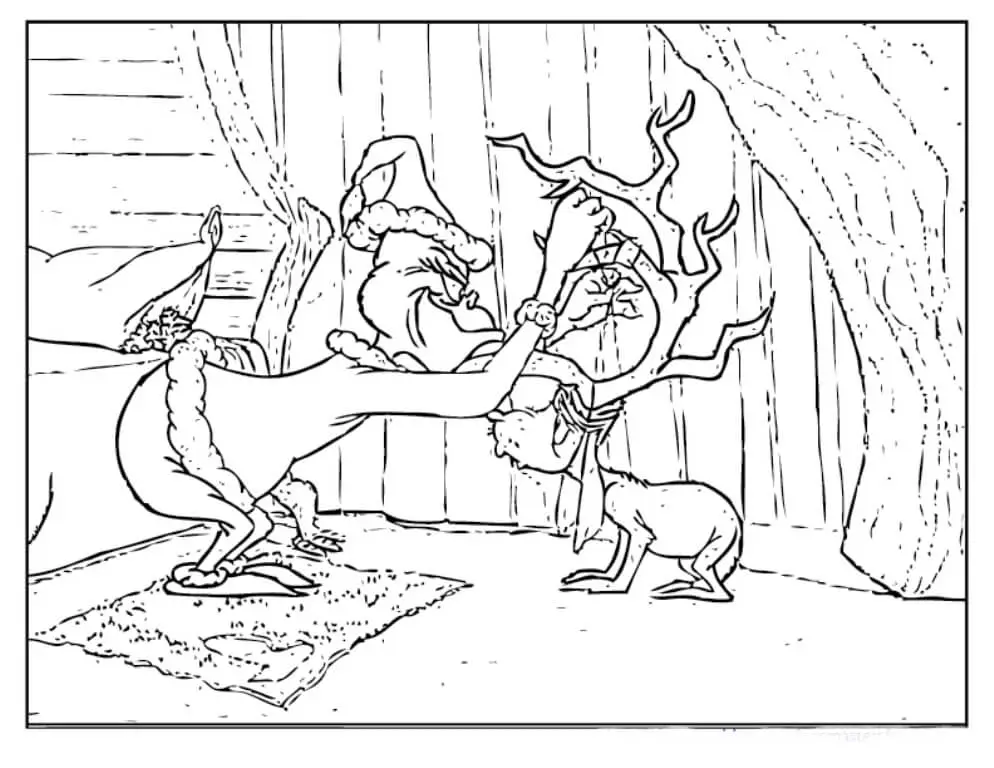 Páginas para colorir Grinch