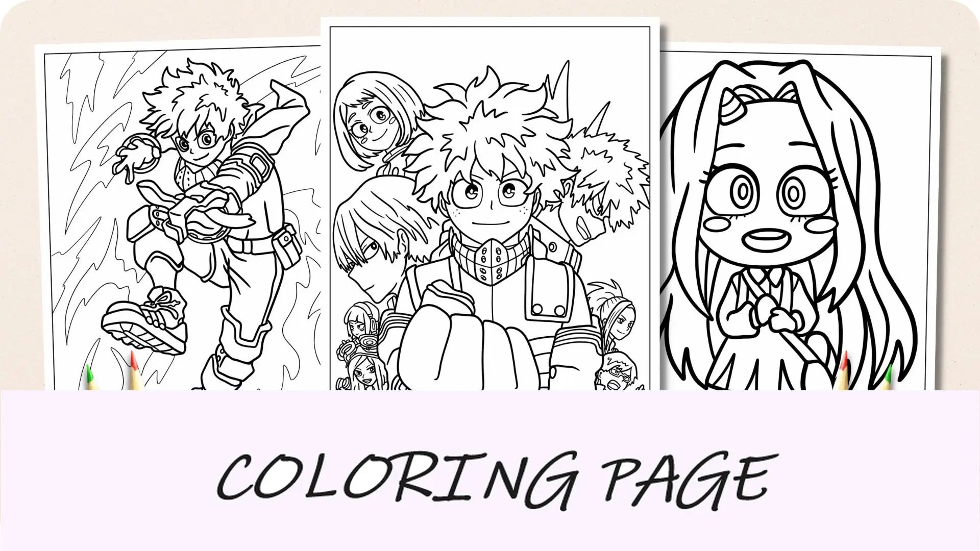 Disegni da colorare di My Hero Academia
