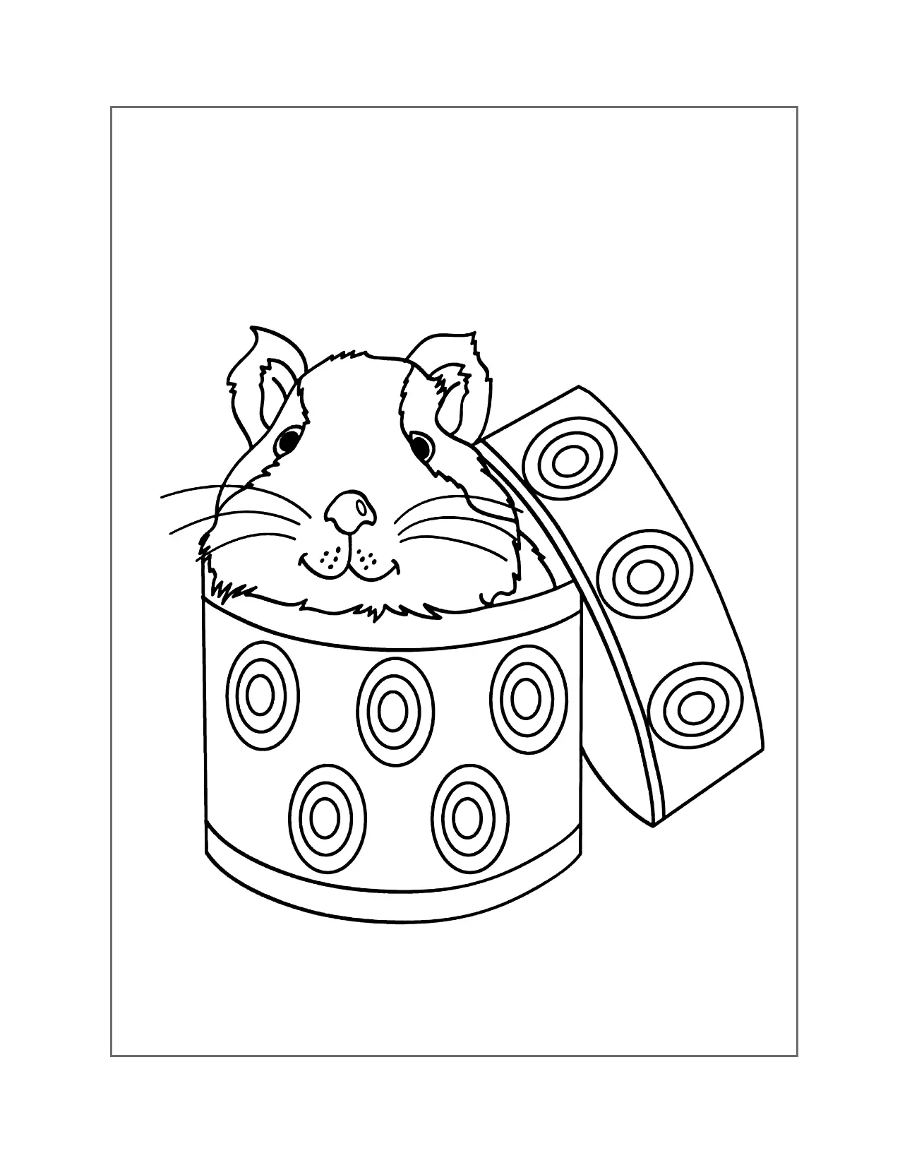 Pagine da colorare di criceto