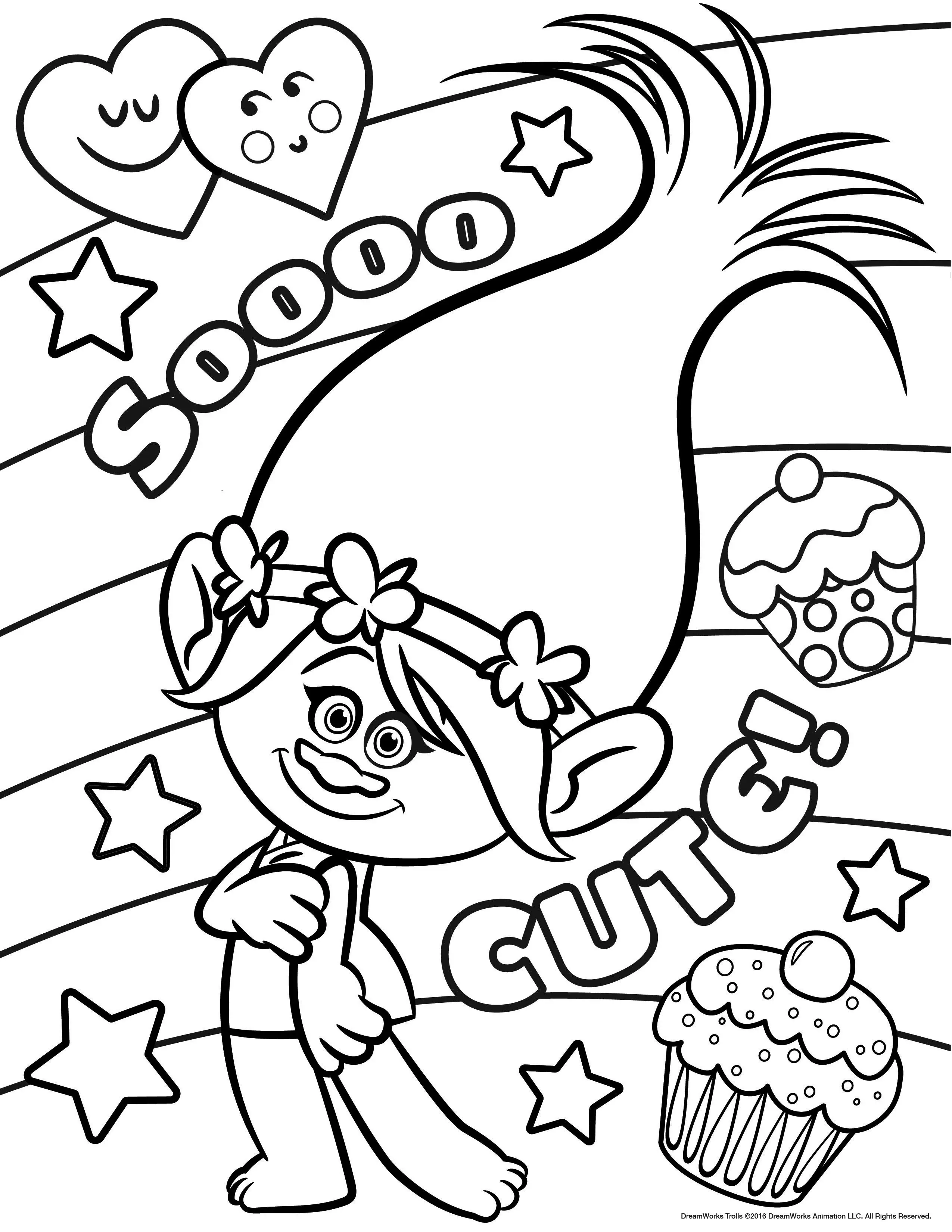 Pagine da colorare di troll