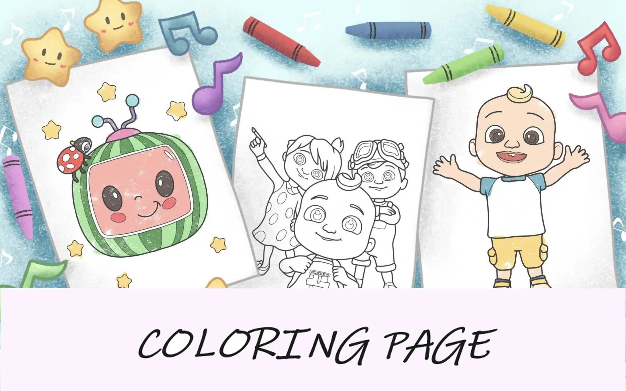 Disegni da colorare di CoComelon