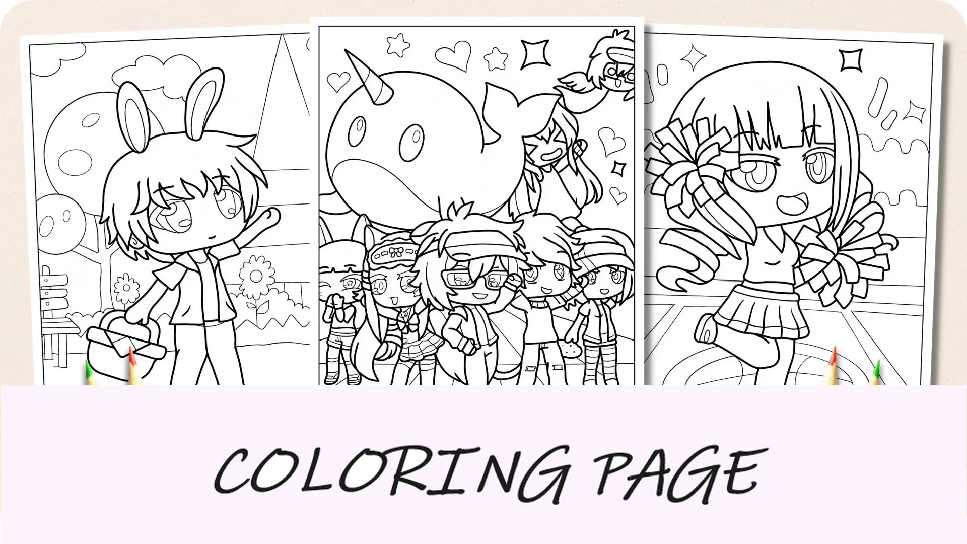 Gacha Life da colorare