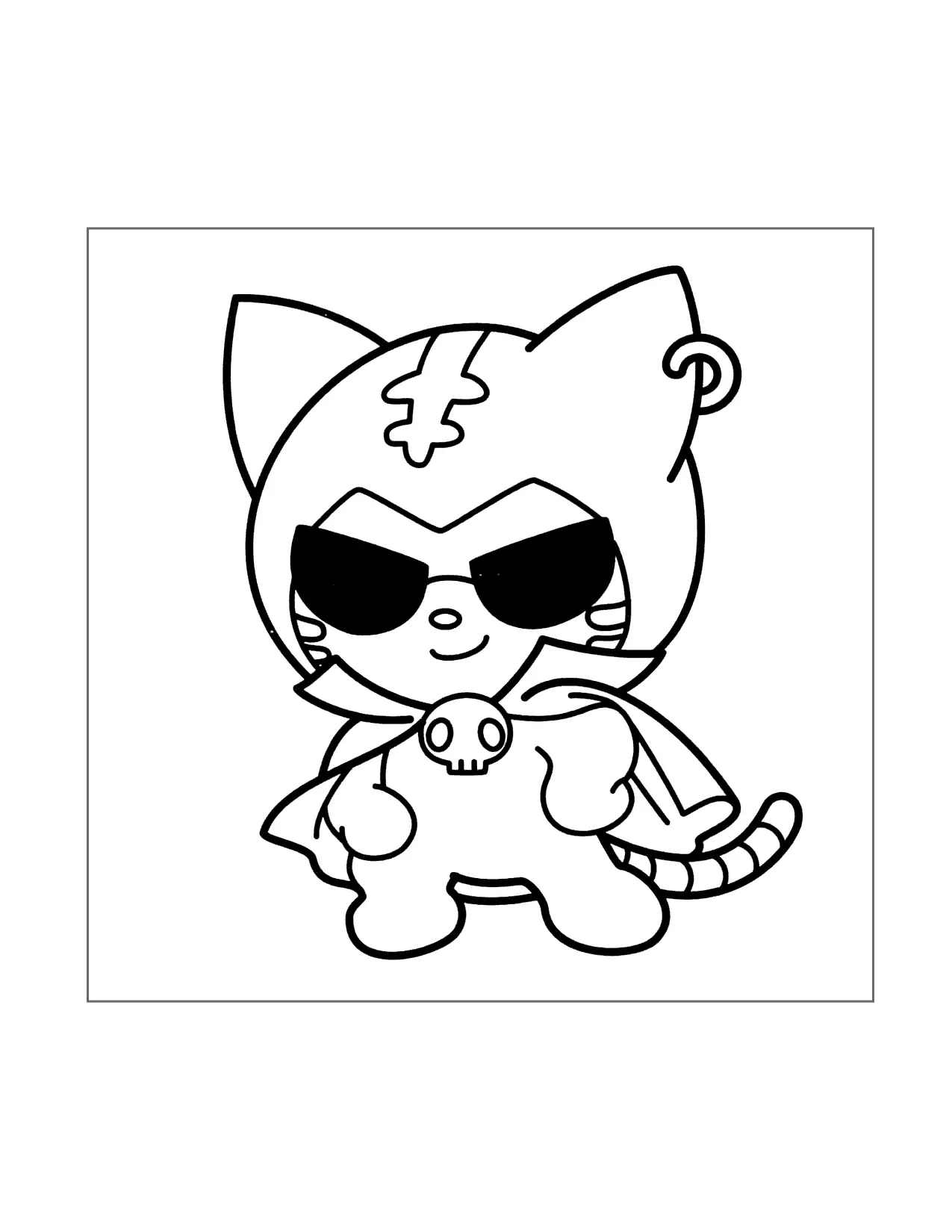 Páginas para colorear de Kuromi