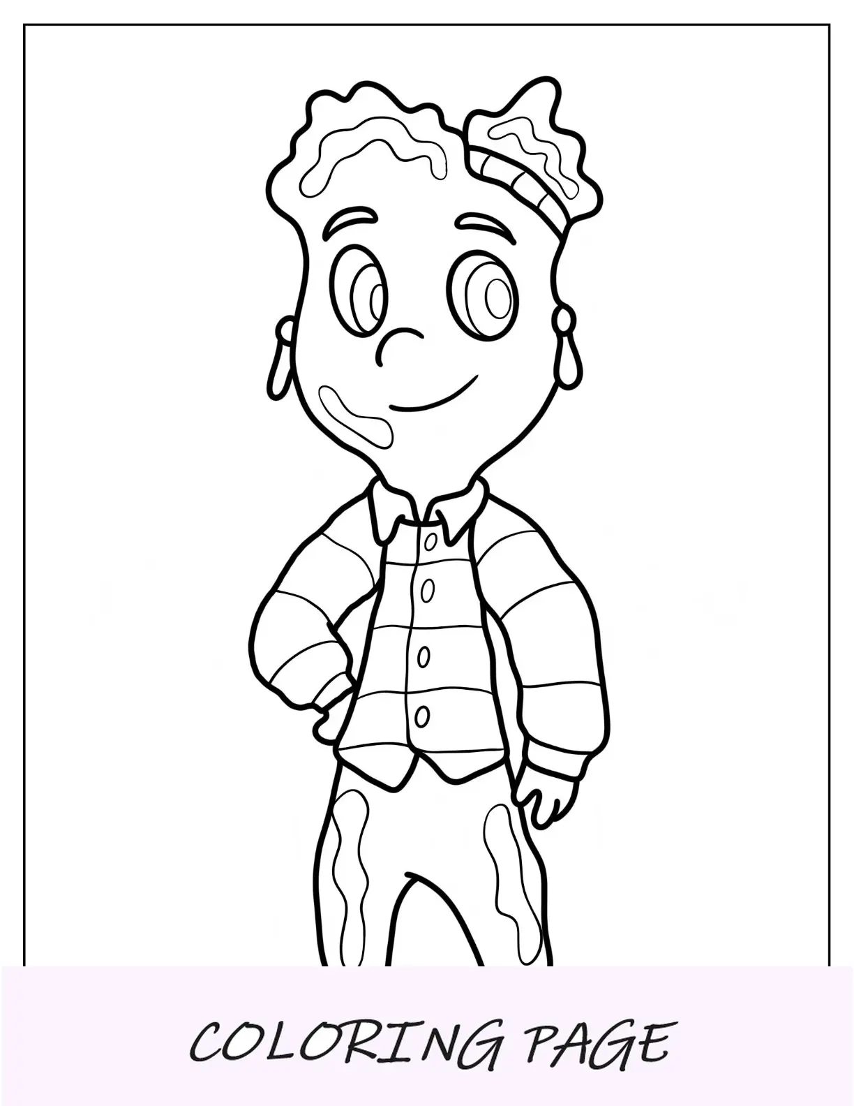 Página para colorear elemental del lago Ripple