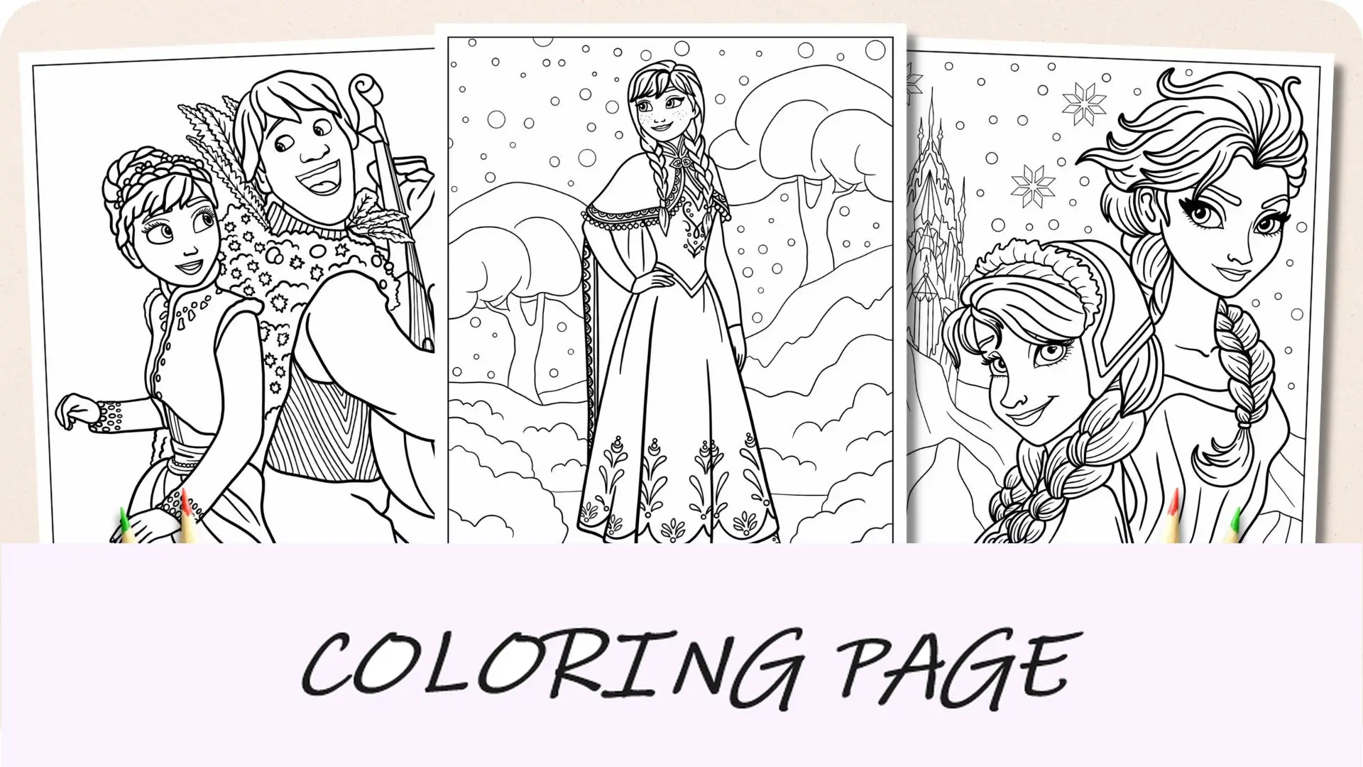 Dibujos para colorear de Ana