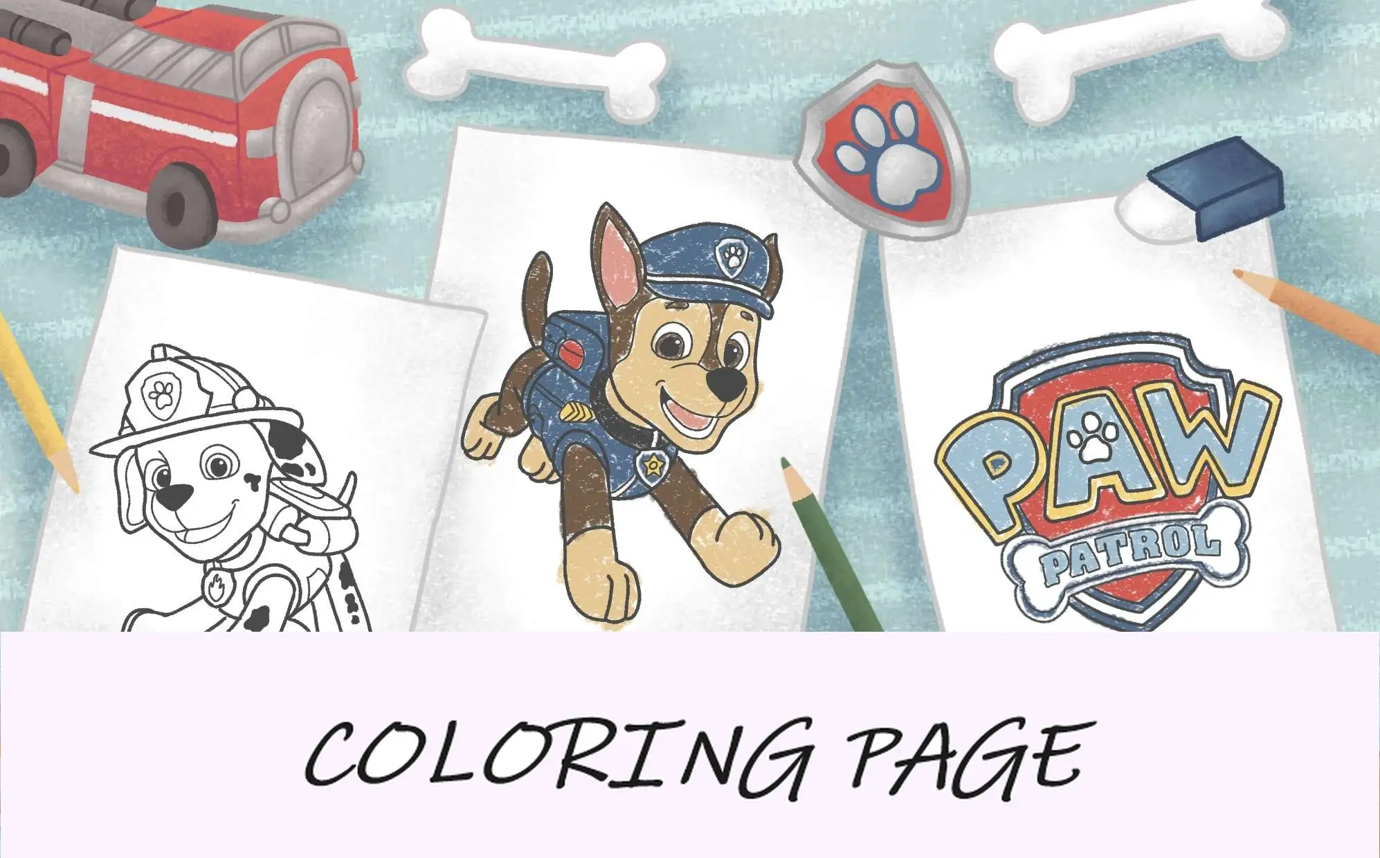 Disegni da colorare di Paw Patrol