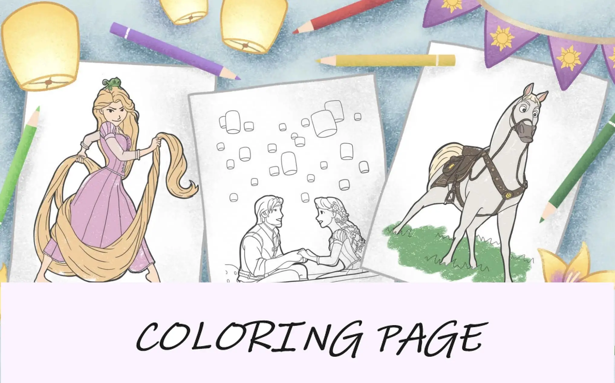 Dibujos para colorear enredados