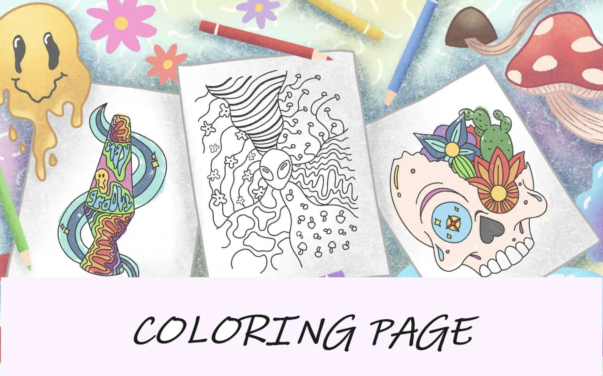 Dibujos para colorear alucinantes