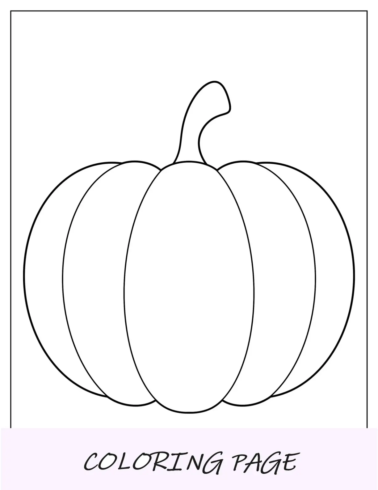 Plantilla de calabaza detallada de página completa