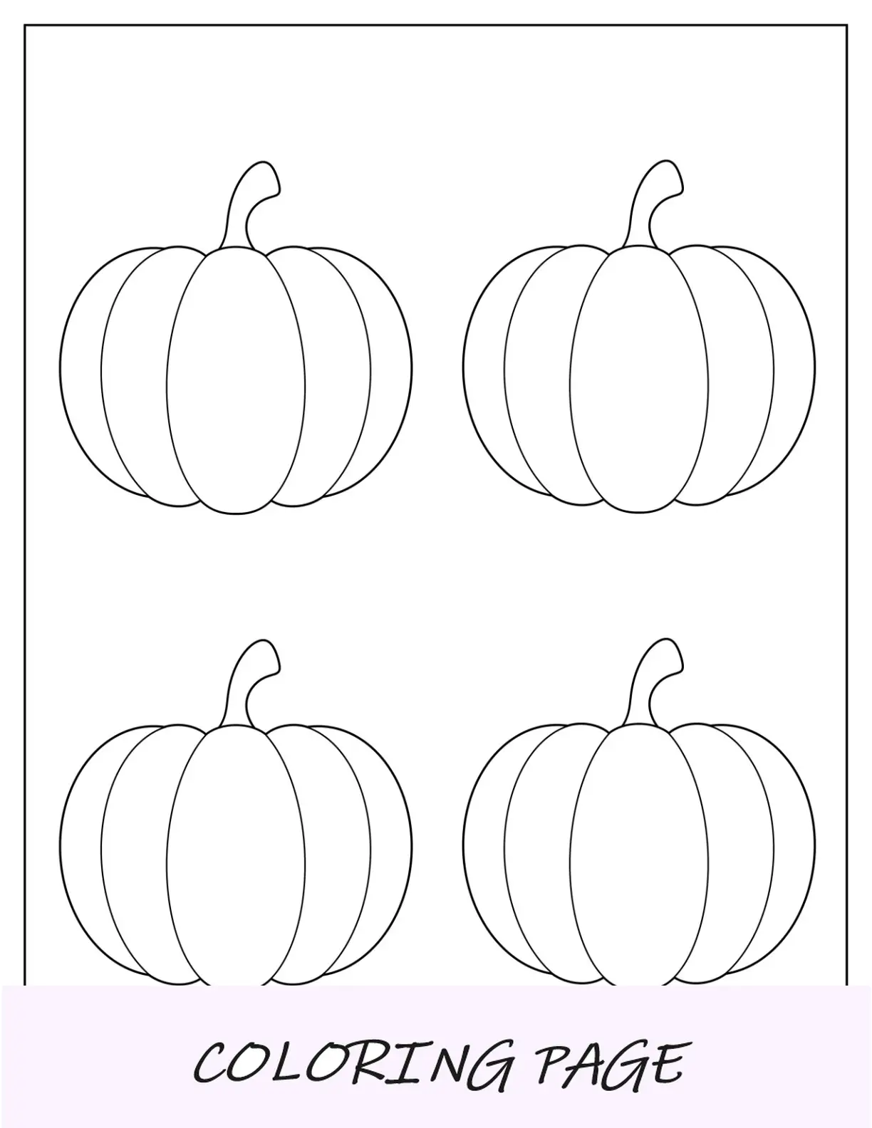Plantilla de calabaza medianamente detallada