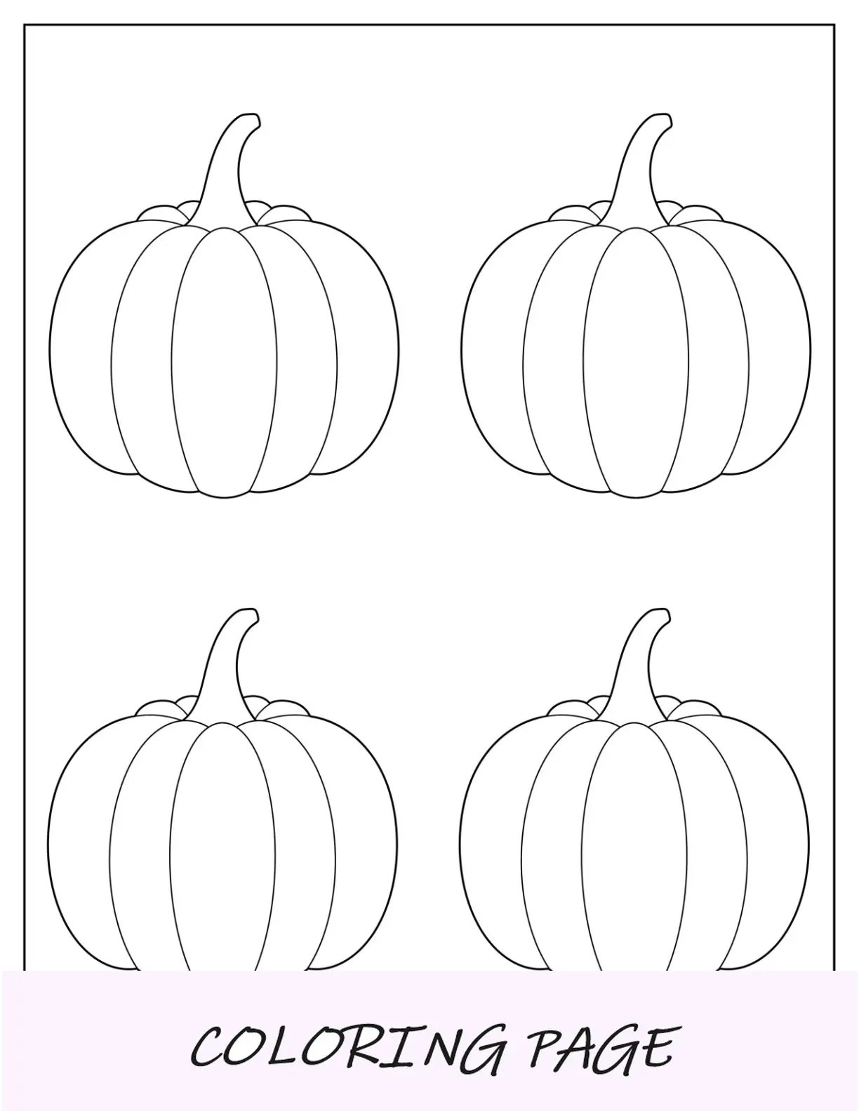 Plantilla de Calabaza Tradicional Mediana