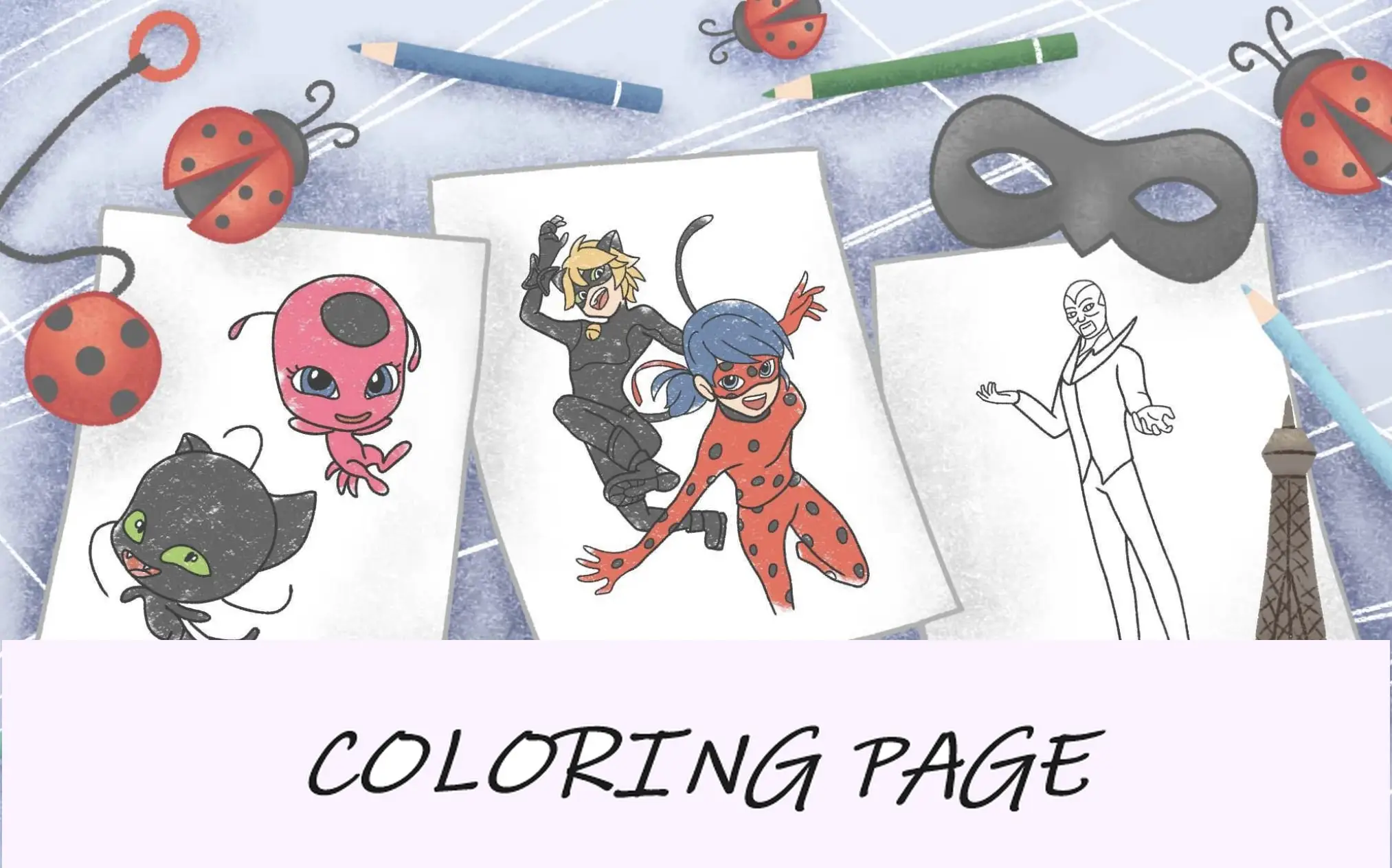 Desenhos para colorir de joaninha milagrosa