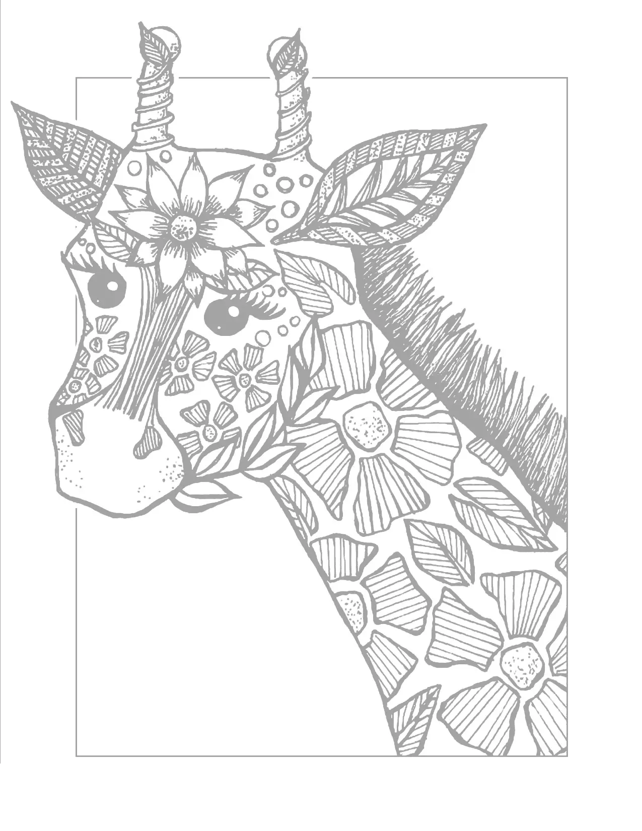 Giraffe Malvorlagen