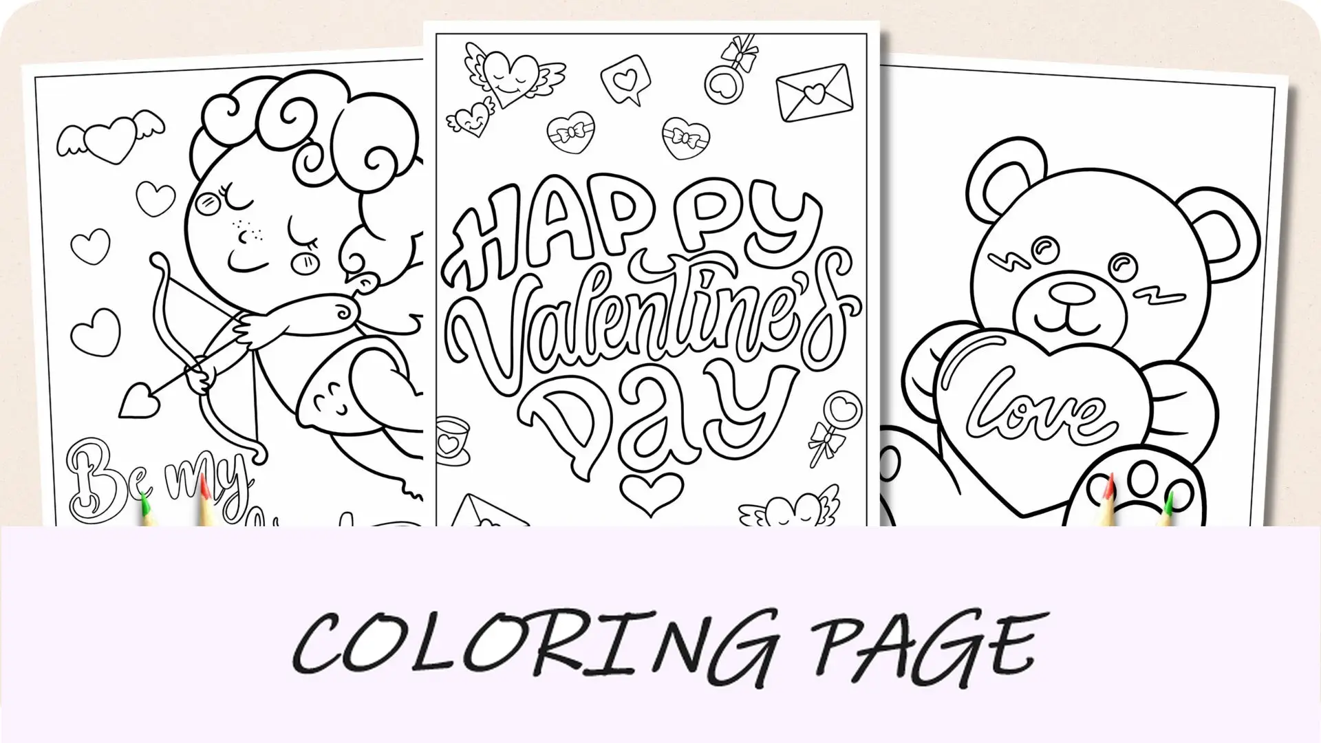 Desenhos para colorir do Dia dos Namorados