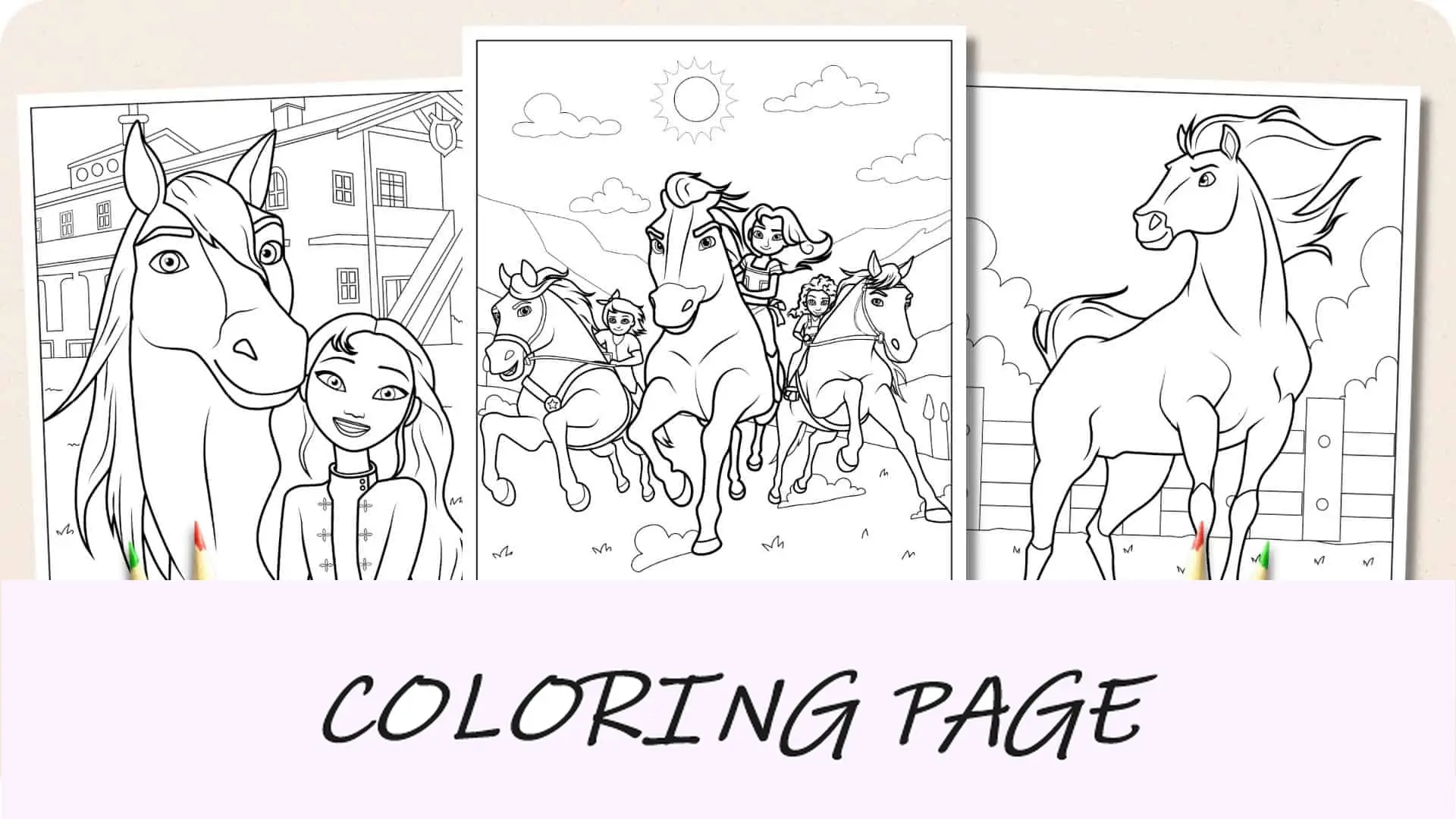 Dibujos para colorear de espíritu