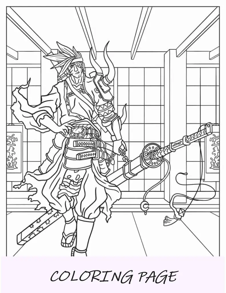 Samurai-Genji-Ninja-Kämpfer
