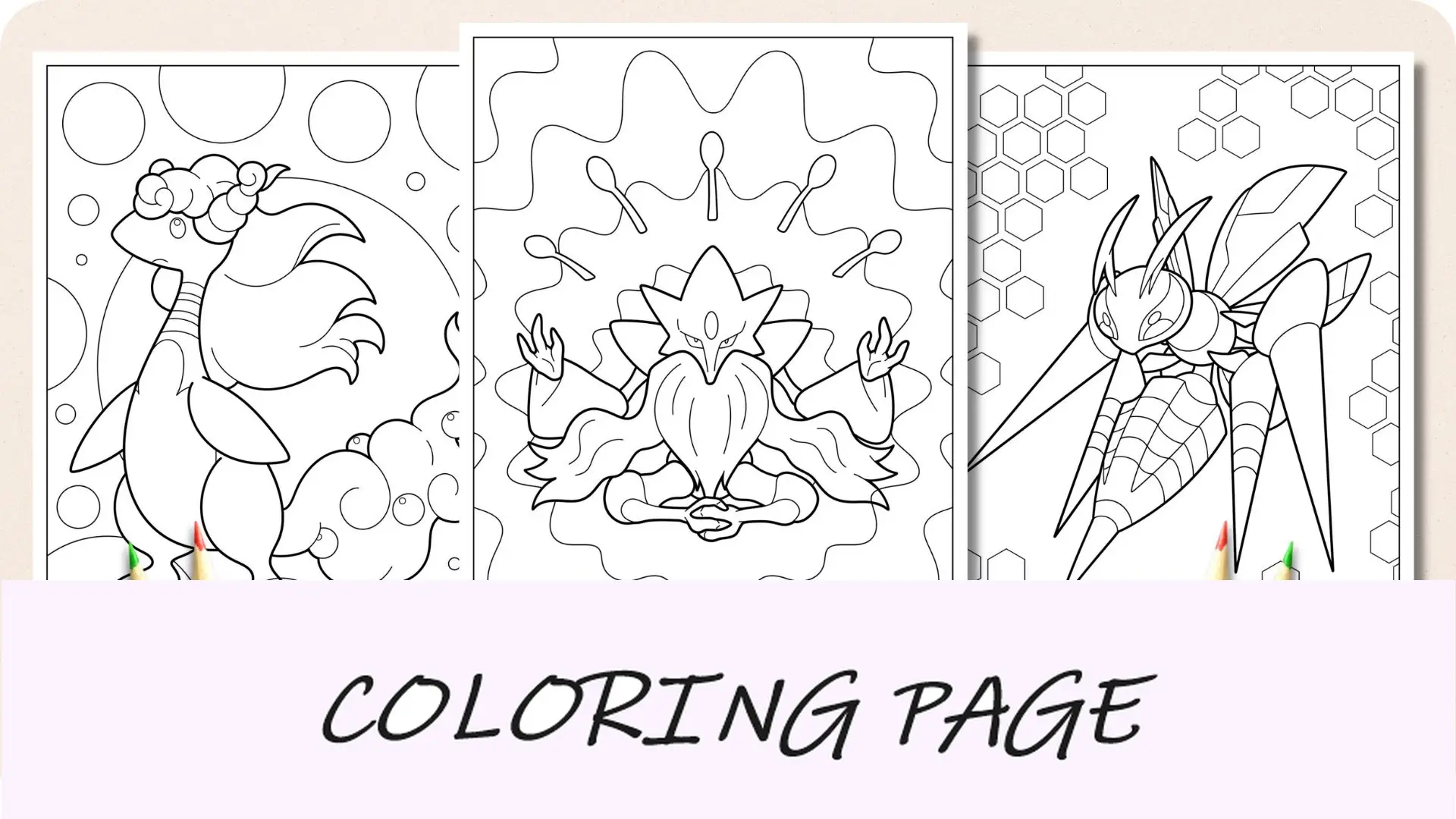 Disegni da colorare di Mega Pokemon