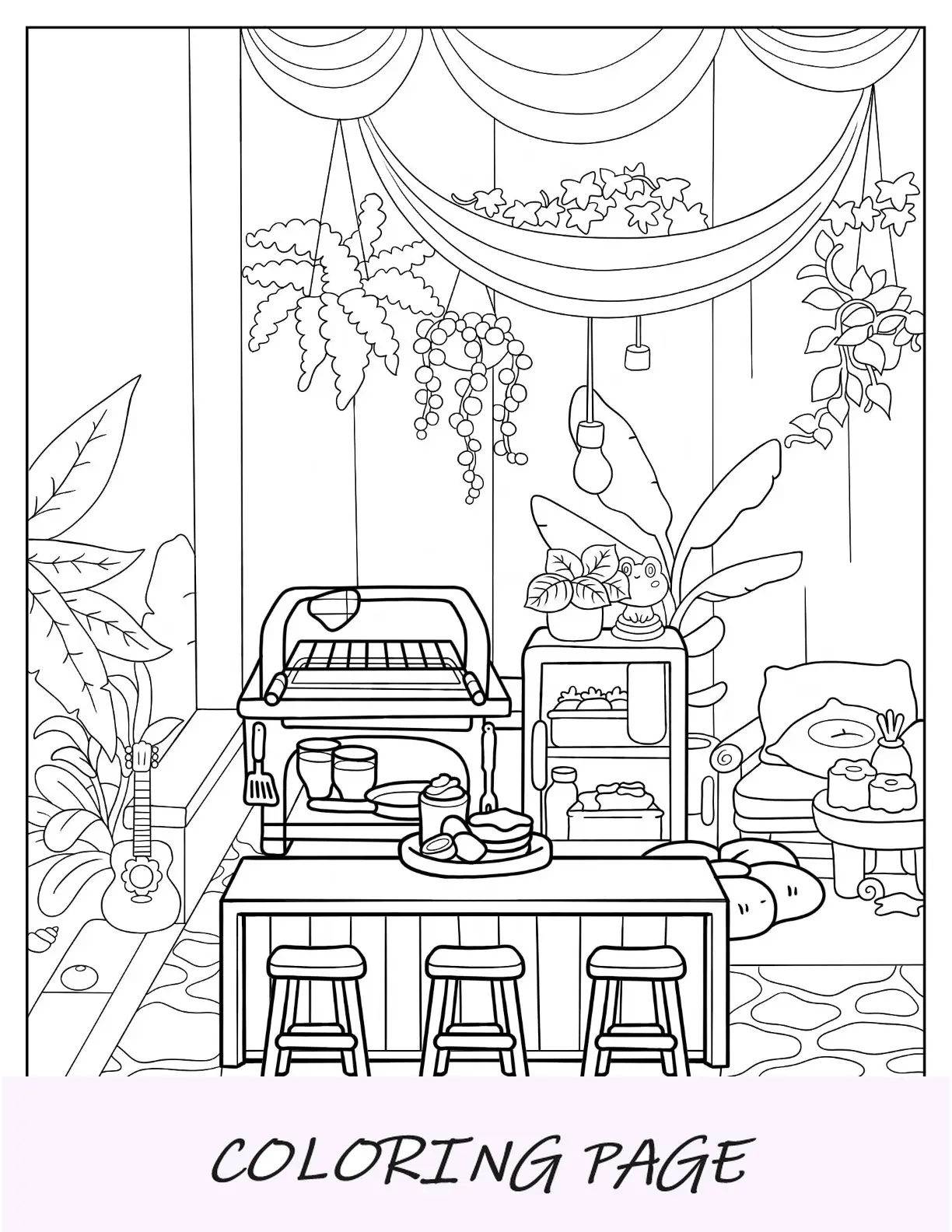 Design de interiores da casa de praia Toca Boca