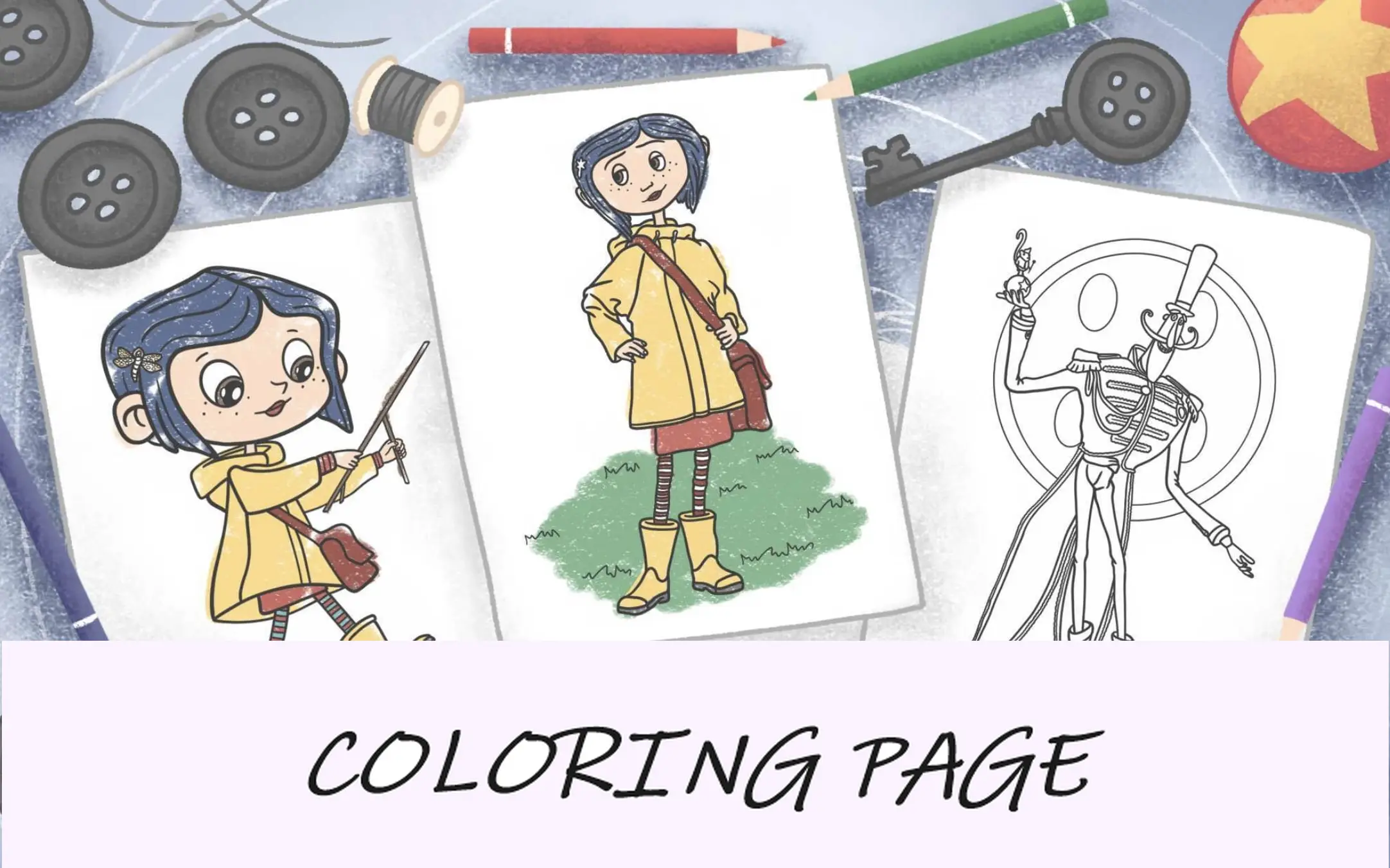 Coraline Malvorlagen