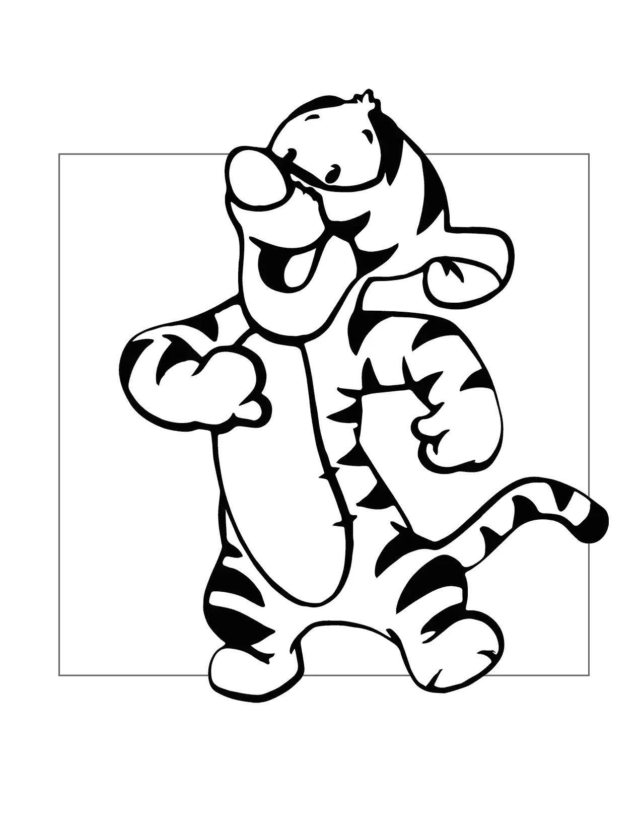 Páginas para colorir tigger