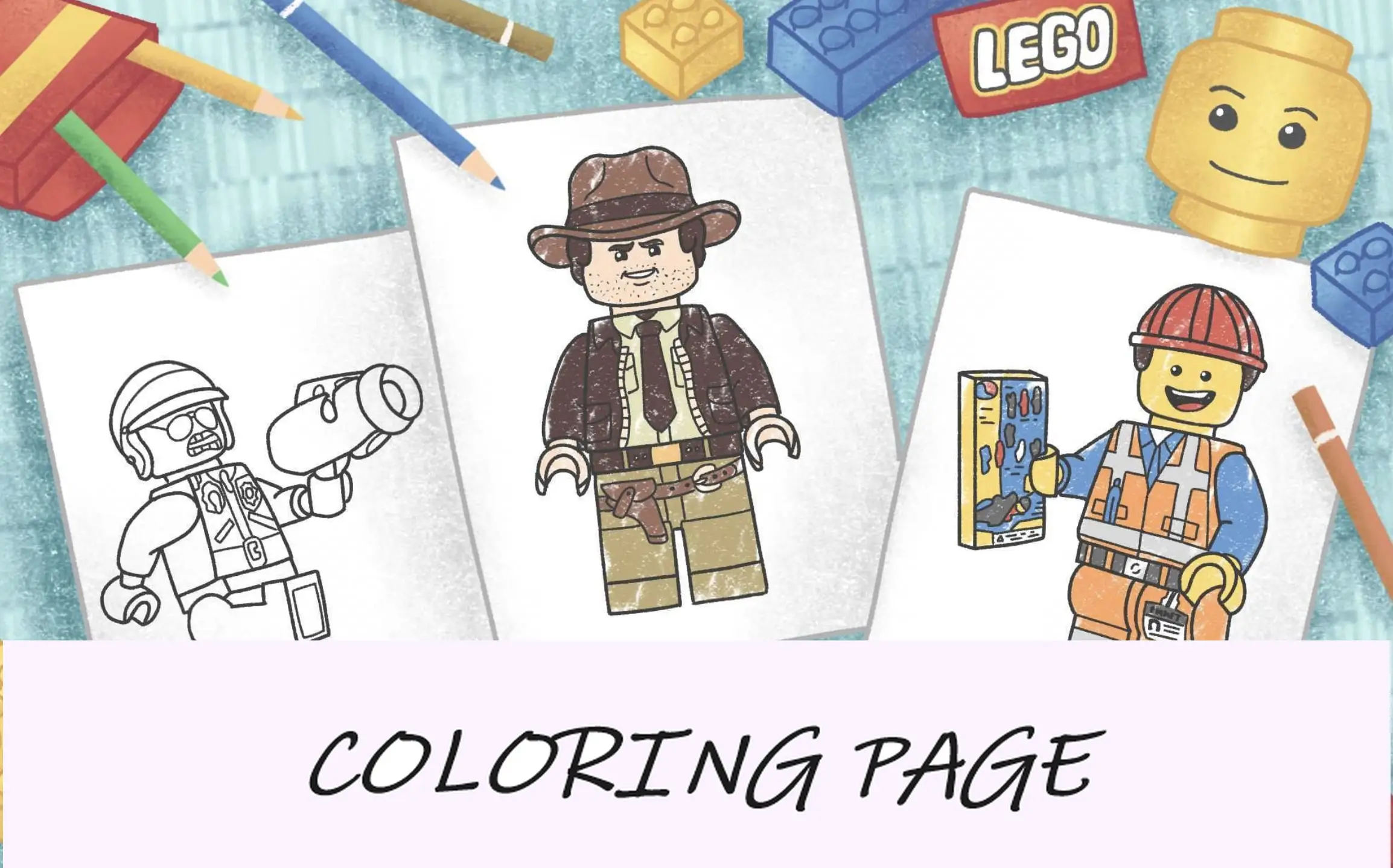 Lego-Malvorlagen