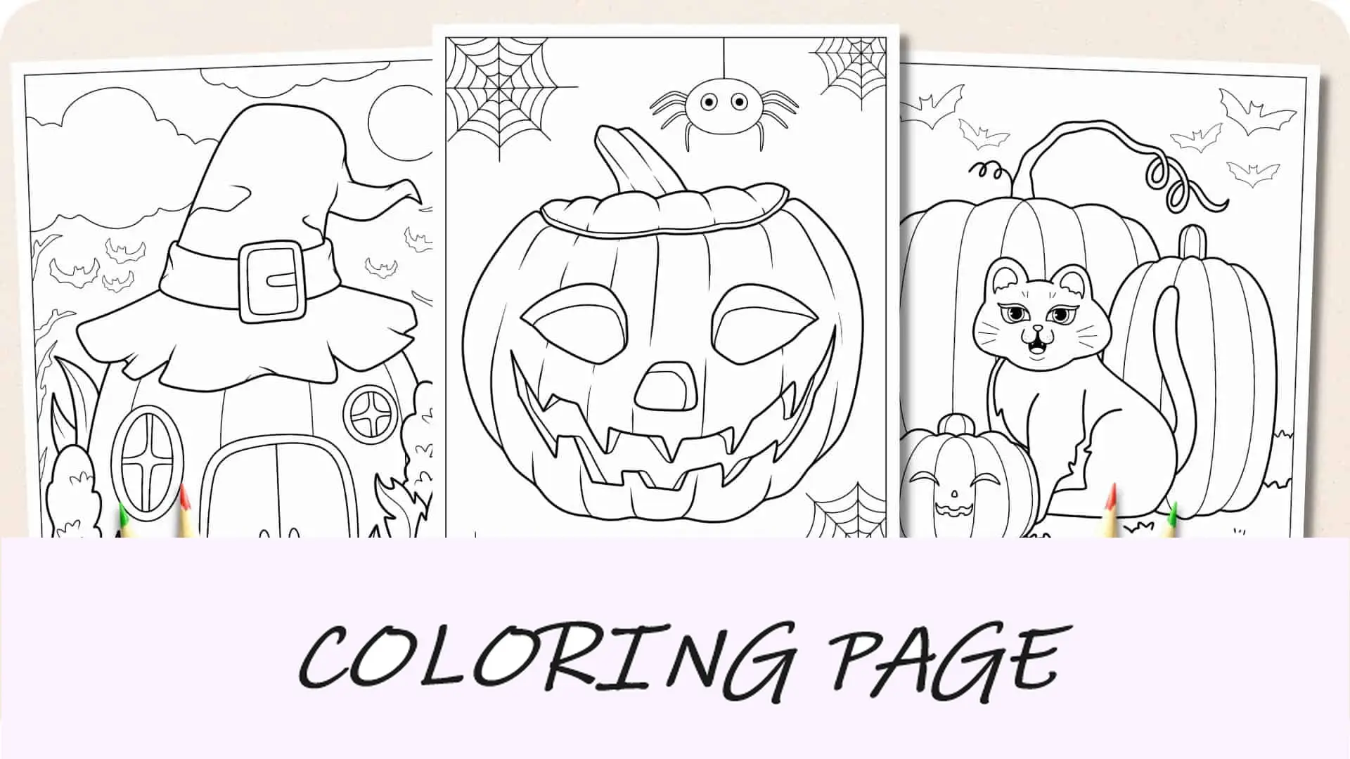 Desenhos para colorir de abóbora